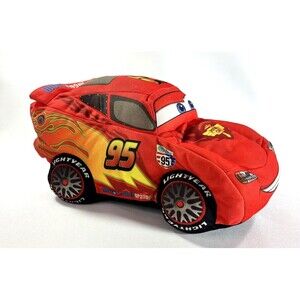 2011 Disney Pixar Just Play Cars Lighting McQueen Talking Plush Toy